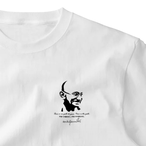 GANDHI ver.2 ワンポイントTシャツ