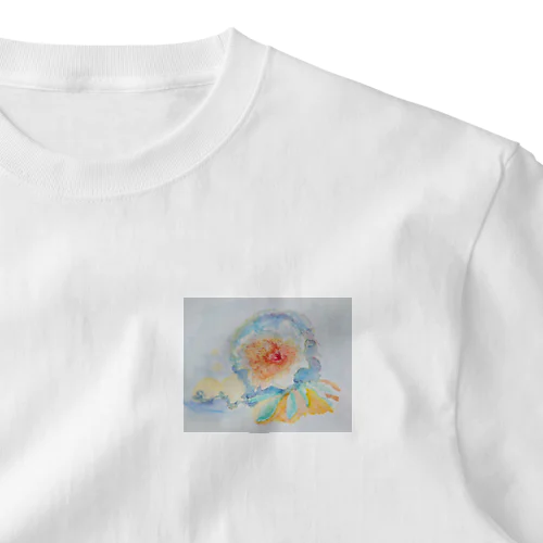 花 ワンポイントTシャツ