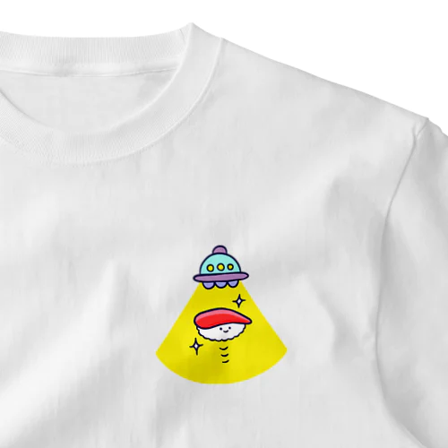 ゆーふぉーにつれさられるすし One Point T-Shirt