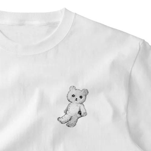 もこもこくま ワンポイントTシャツ