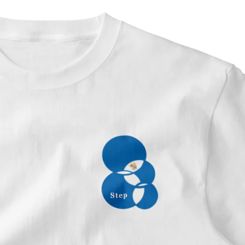 Step ワンポイントTシャツ