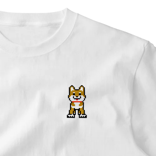 柴犬 ワンポイントTシャツ