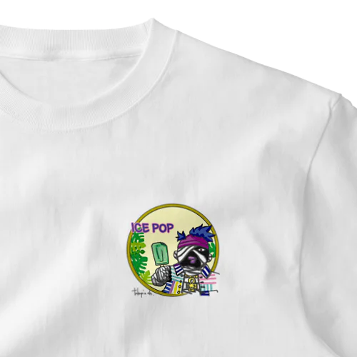 ICEPOP MUMMY ワンポイントTシャツ