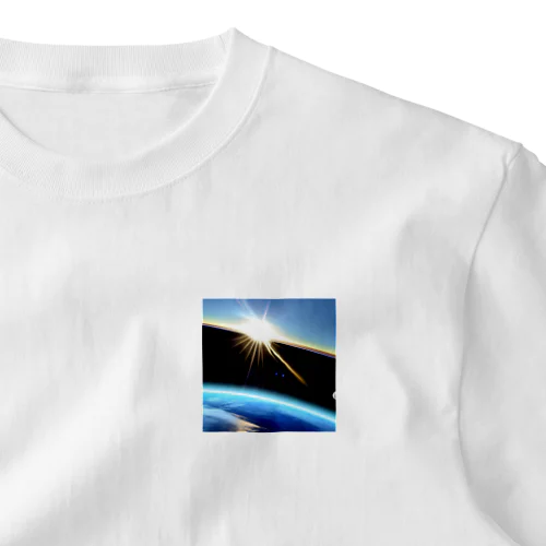 宇宙へGo! ワンポイントTシャツ