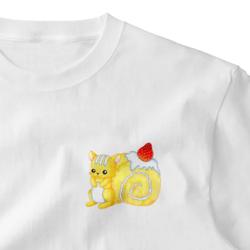 フードアニマル　ロールケーキリス One Point T-Shirt