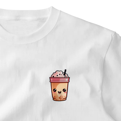 タピオカミルクティー ワンポイントTシャツ