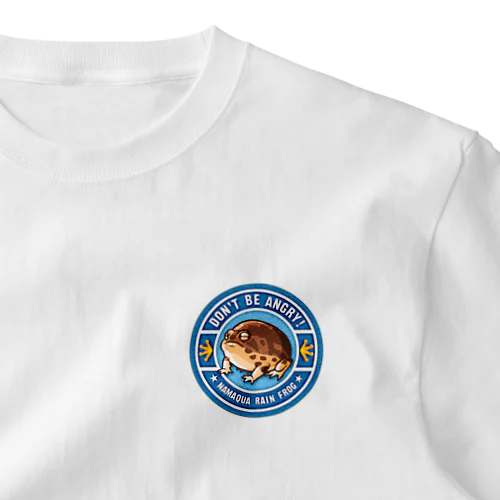Namaqua Rain Frog (ワッペン風) One Point T-Shirt