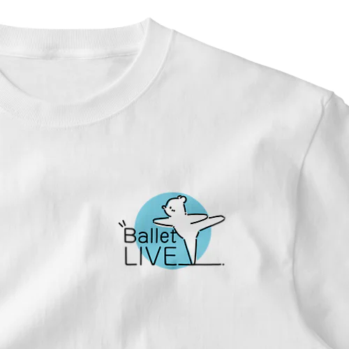 Ballet LIVE ロゴ ワンポイントTシャツ