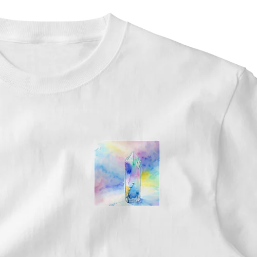 simple 水晶 ワンポイントTシャツ