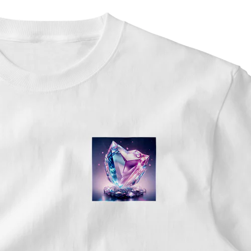 Valentine 水晶 ワンポイントTシャツ