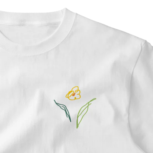 rakugaki flower One Point T-Shirt