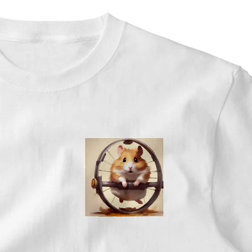 みてみてこっちっち、とっとこと🐹♪ ワンポイントTシャツ