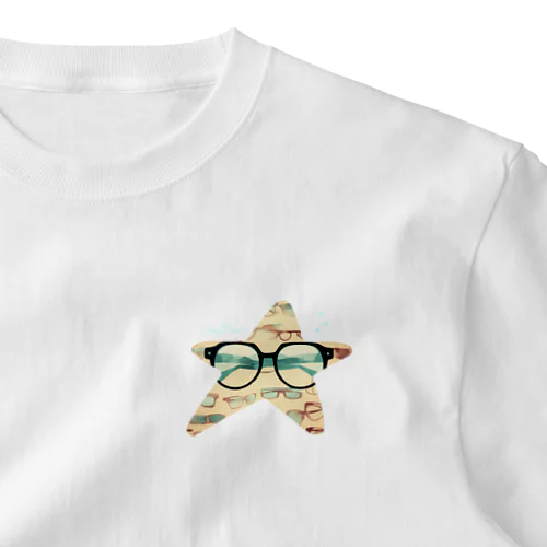 Happy Smile Glasses★ One Point T-Shirt