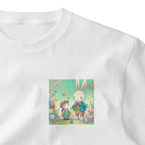 不思議な国のうさぴょん ワンポイントTシャツ