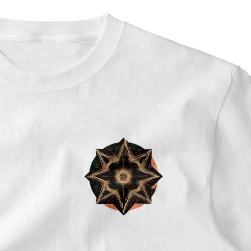 【Abstract Design】八芒星🤭 ワンポイントTシャツ