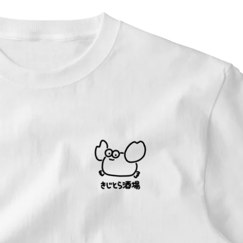 かに ワンポイントTシャツ