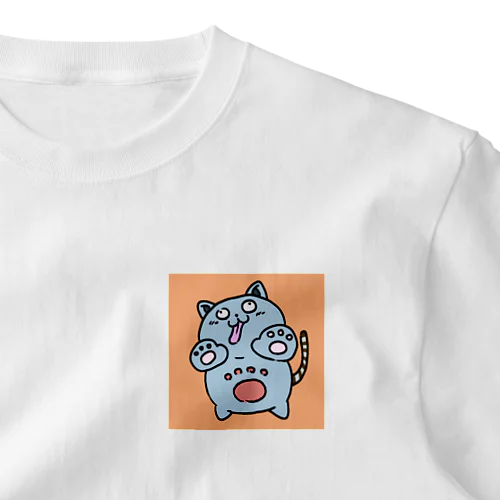 ドスコイ猫 ワンポイントTシャツ