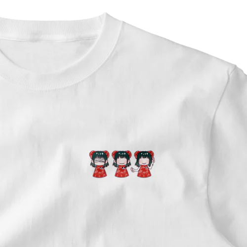 三猿 One Point T-Shirt
