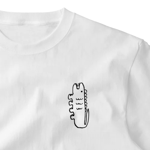 ワニ ワンポイントTシャツ