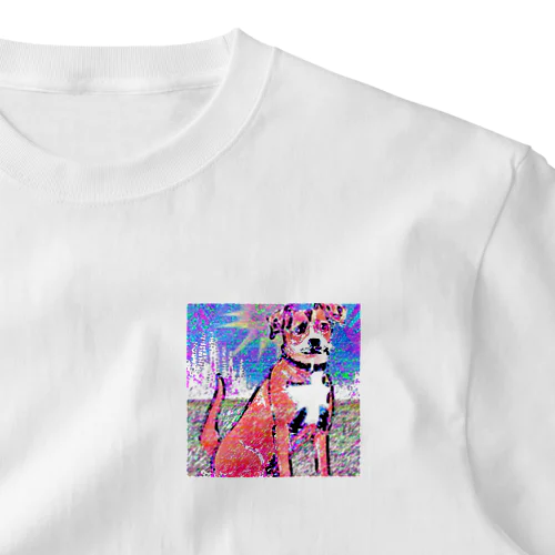 POPなDOG ワンポイントTシャツ