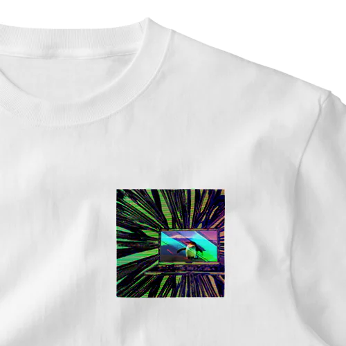 ノートPCが映し出す日本とペンギン One Point T-Shirt