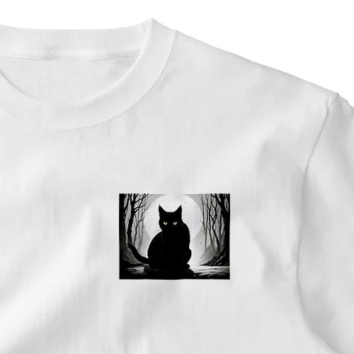 黒猫の思い (=^・^=) One Point T-Shirt