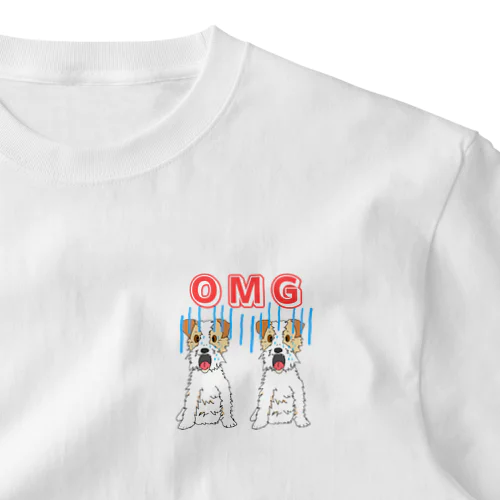 ジャックラッセルテリア　OMG One Point T-Shirt