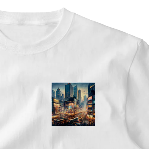 MIDNIGHT TOWN ワンポイントTシャツ