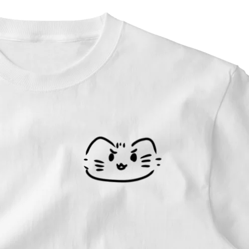 キリッねこ ワンポイントTシャツ