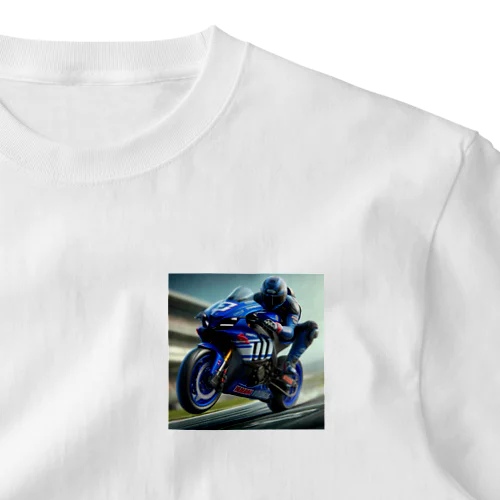 ロードレース モーターサイクル アクション One Point T-Shirt