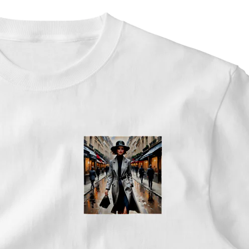 "Inspired by Parisian streets" One Point T-Shirt