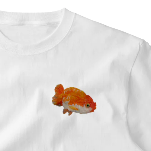 羊毛フェルトのふわふわ金魚 One Point T-Shirt