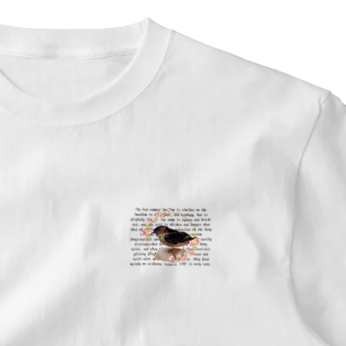 コシアカツバメ(クレ) ワンポイントTシャツ