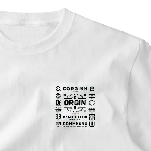 A愛　ロゴ　オリジン One Point T-Shirt