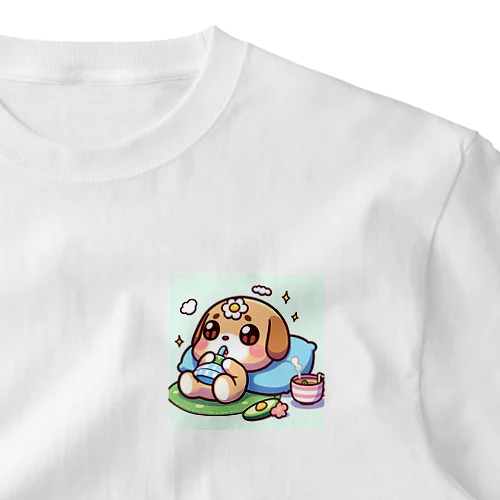 癒されるゆるカワ犬グッズ One Point T-Shirt