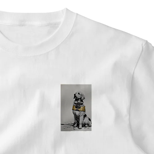 さむらい犬 ワンポイントTシャツ