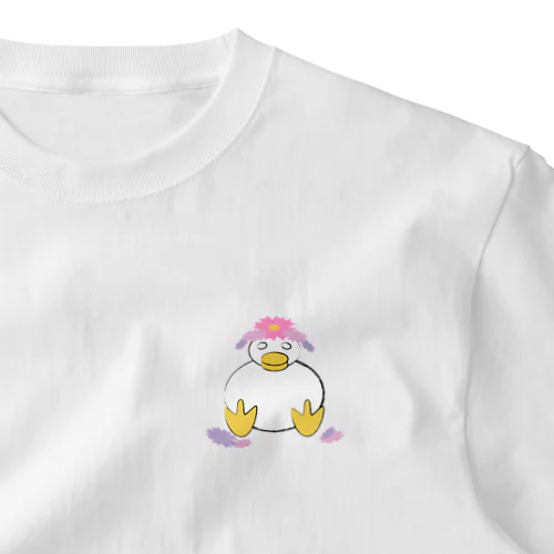 花咲アヒル ワンポイントTシャツ