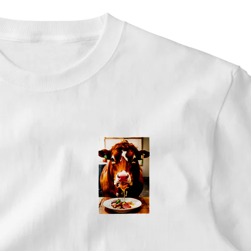 牛肉を食べたい牛 One Point T-Shirt