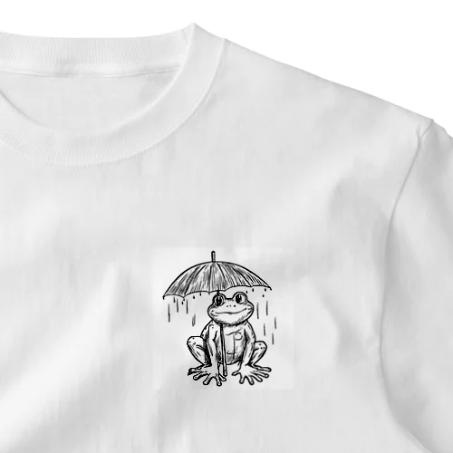 雨が嫌いなカエルくん One Point T-Shirt