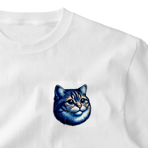 喜びの猫 One Point T-Shirt