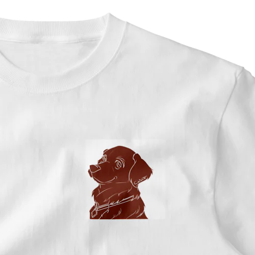 【Goldenretriver_1181-18_ゴールデンレトリバー】 ワンポイントTシャツ