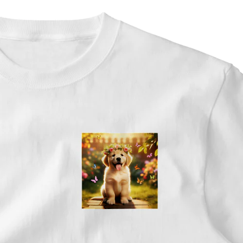 かわいい犬　人気アイテム ワンポイントTシャツ
