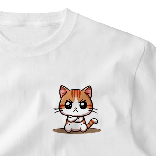 かわいい猫のヤンチャまる ワンポイントTシャツ