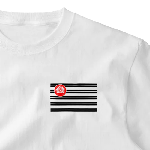 日本国有鉄道カラー風デザイン One Point T-Shirt