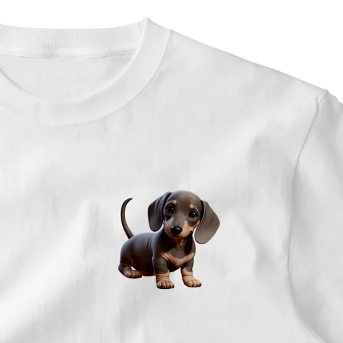 子犬ダックス One Point T-Shirt