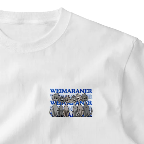 WEIMARANER ワンポイントTシャツ