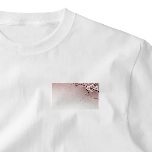 桜ワンポイント One Point T-Shirt