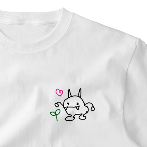 鬼は植物が好きTシャツ One Point T-Shirt