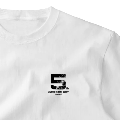 5th YEAR BIRTHDAY 5周年記念 One Point T-Shirt