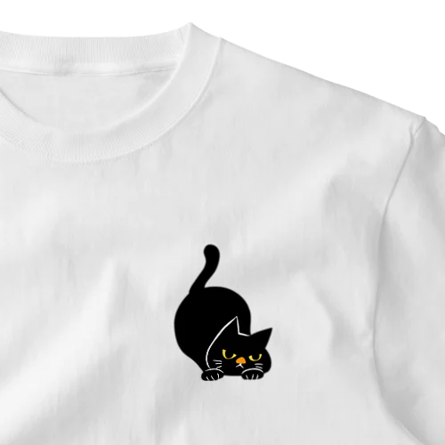黒猫ちゃん2 ワンポイントTシャツ
